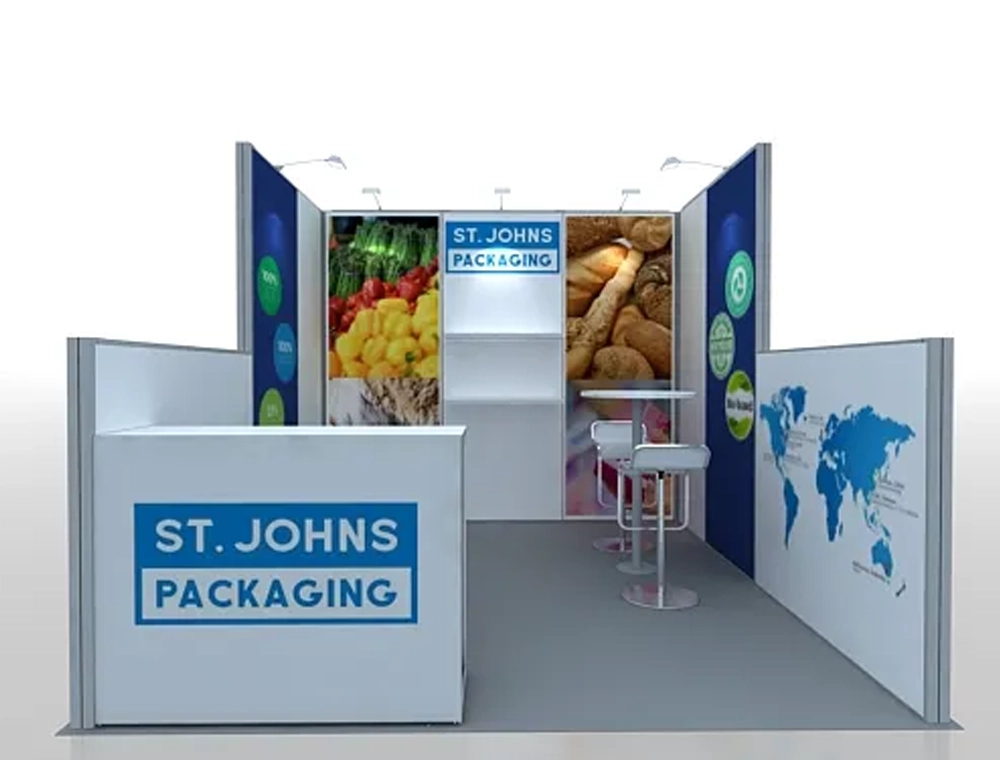 10x10 trade show booth rental